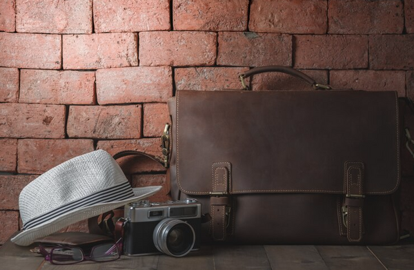 Preserve Memories in Style with Our Vintage Leather Camera Bag
