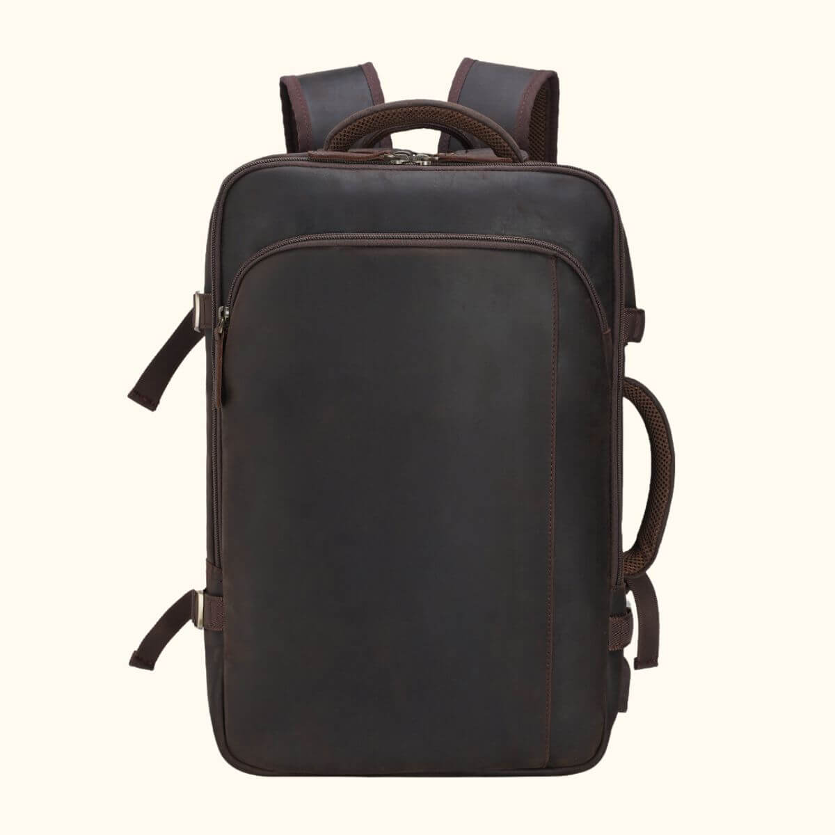 The Stetson Peak Expandable Mens Leather Backpack Western Leather Goods