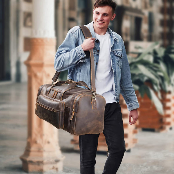 Buy leather travelling bag