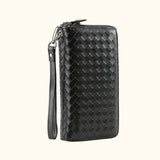 Black Genuine Leather Phone Wallet