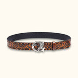 The Tiger Buckle - Camel Knurling Flower Western Belt - Classic Western Belt for Cowboys and Cowgirls with a Stylish Camel Knurling Flower Design