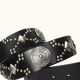 The Whiskey Blues - Western Sturdy leather belt