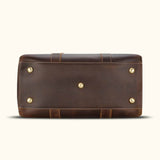 Experience luxury: the best leather duffel bag.