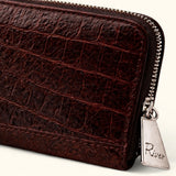 The River Crocodile Zip Wallet