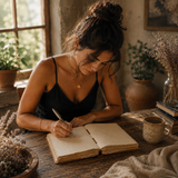 The Shooting Star - Vintage Buffalo Leather Diary