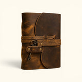 The Shooting Star - Vintage Buffalo Leather Diary