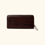 The River Crocodile Zip Wallet