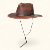 The Outrider - Western Leather Aussie Hat