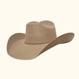 Western Nomad Felt Cowboy Hat in chestnut, highlighting its premium wool and cashmere blend with a traditional design.