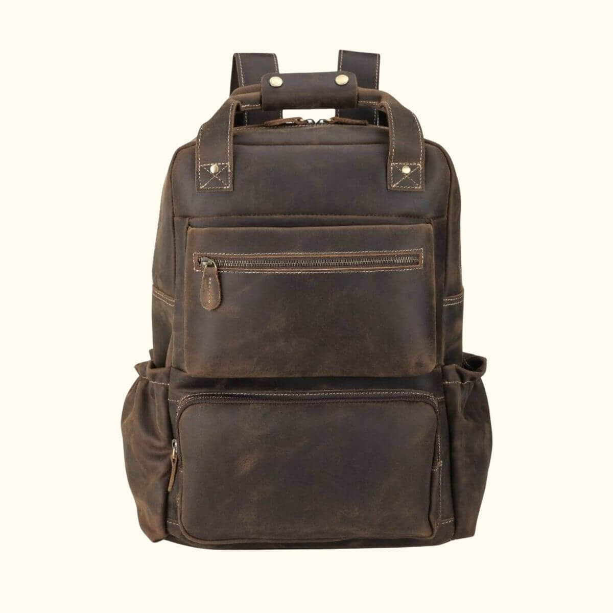 The Southern Cross – Handmade Adventure Backpack Dark Brown