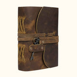 The Shooting Star - Vintage Buffalo Leather Diary