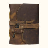 The Shooting Star - Vintage Buffalo Leather Diary