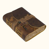 The Shooting Star - Vintage Buffalo Leather Diary