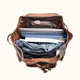 The Worn Whip – Genuine Leather Rucksack