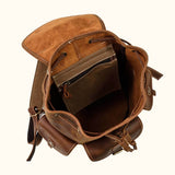 The Worn Whip – Genuine Leather Rucksack