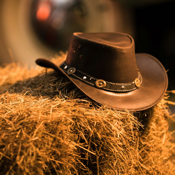 Leather cowboy hot sale hats for women