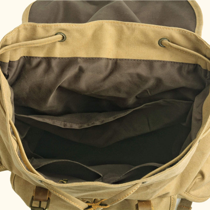 The Retro Rambler - Canvas School Backpack