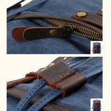 The Roamer - Vintage Canvas Hiking Backpack