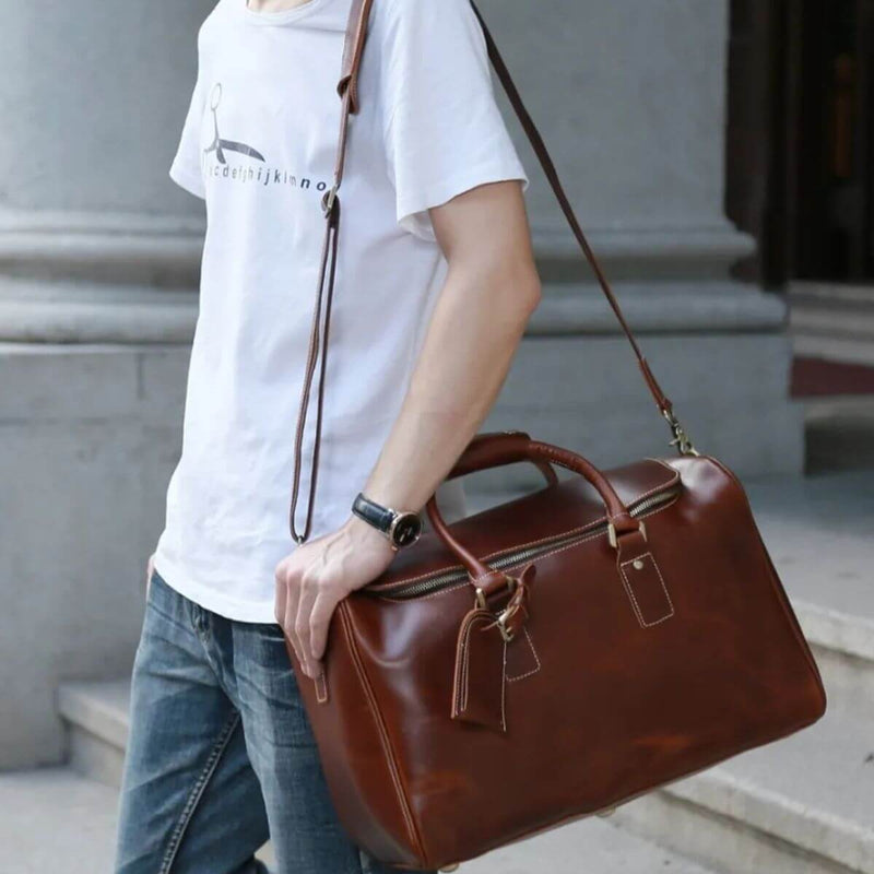 Explore the World with a Men's Travel Shoulder Bag: Your Perfect Blend of Style and Utility.