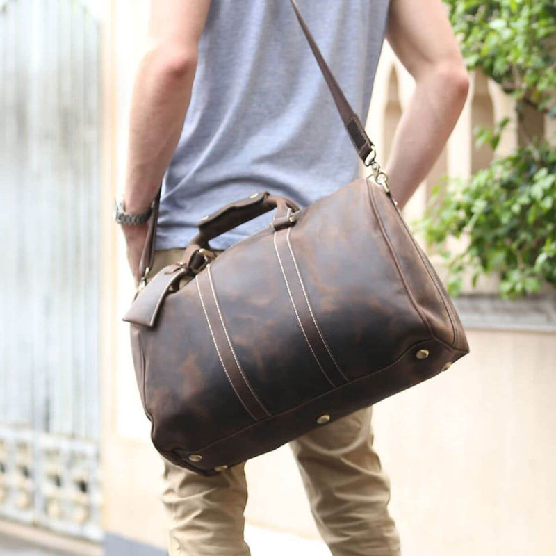 Elevate your style with a leather crossbody bag, the perfect blend of fashion and functionality.