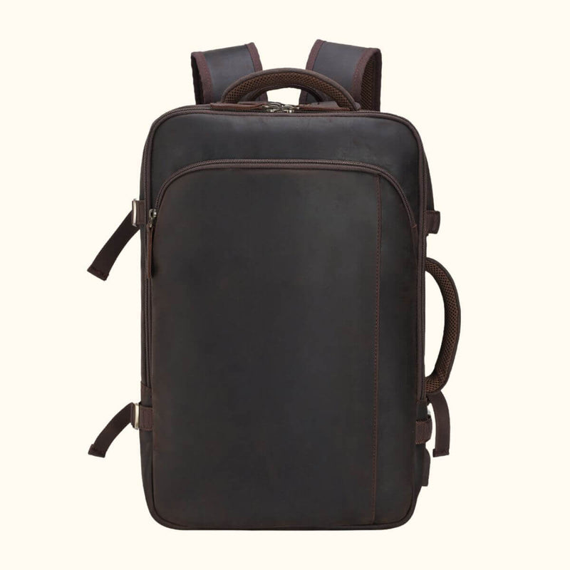 buy leather bagpack online