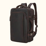 The Stetson Peak - Expandable Mens Leather Backpack
