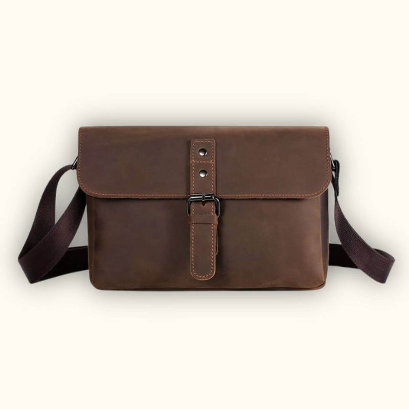 The Wrangler's Companion - Full Grain Leather Messenger Bag