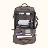 messanger leather bagpack