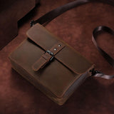 The Wrangler's Companion - Full Grain Leather Messenger Bag