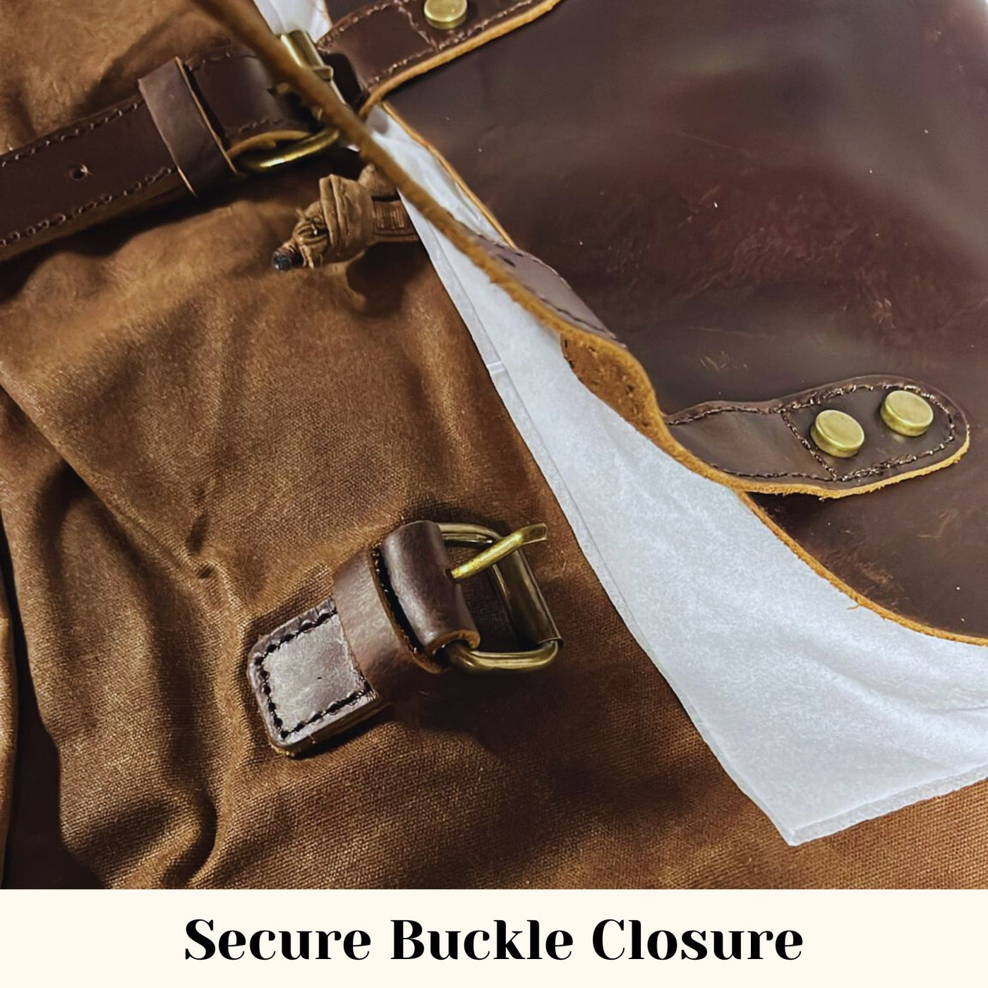 Waxed Canvas Leather Backpack Canvas Rucksack – Western Leather