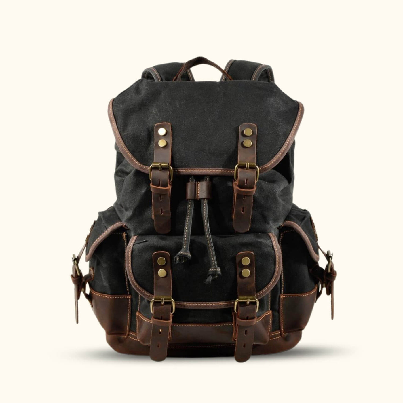 The Heritage - Vintage Canvas Backpack Western Leather Goods The Heritage - Vintage Canvas Backpack Western Leather Goods