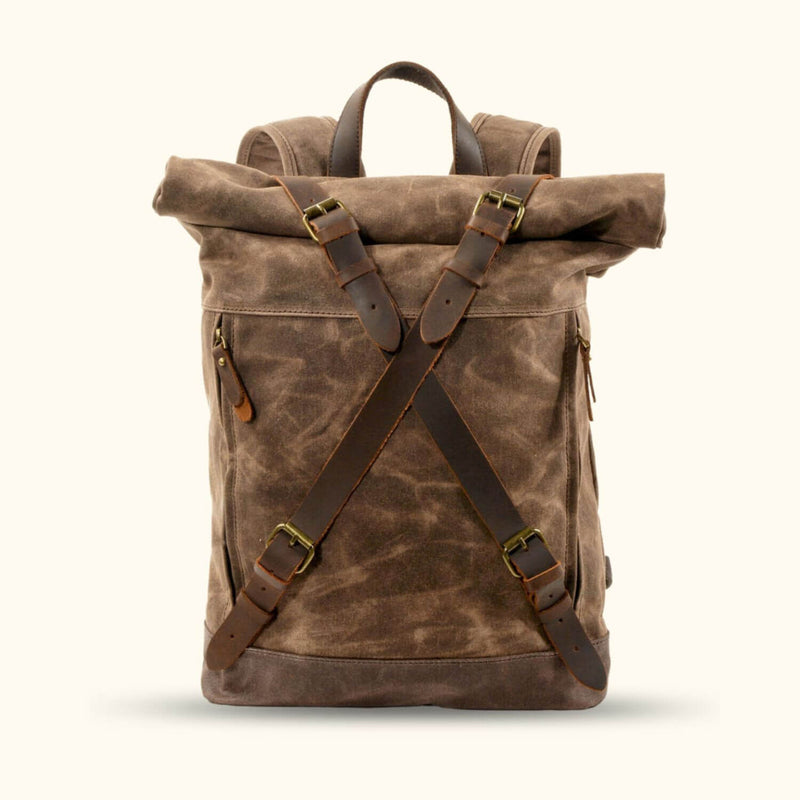 Waxed Canvas Nomad Rucksack Men Nomad Waxed Canvas 50L Duffle Bag Vintage Genuine Leather Waxed Canvas Nomad Rucksack Men Nomad Waxed Canvas 50L Duffle Bag Vintage Genuine Leather