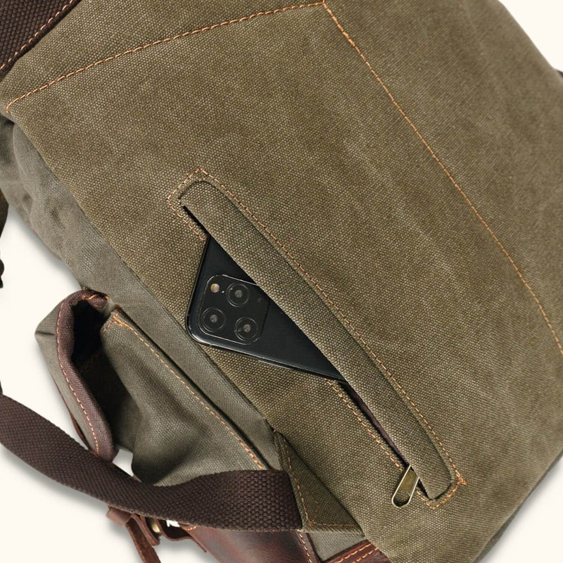 Canvas Backpack - Embrace practicality and style with this versatile canvas backpack, perfect for everyday use and outdoor adventures.