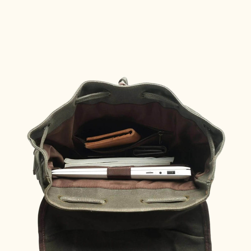 Canvas Laptop Bag - Carry your laptop in style and comfort with this versatile canvas laptop bag, designed to protect and organize your essentials.