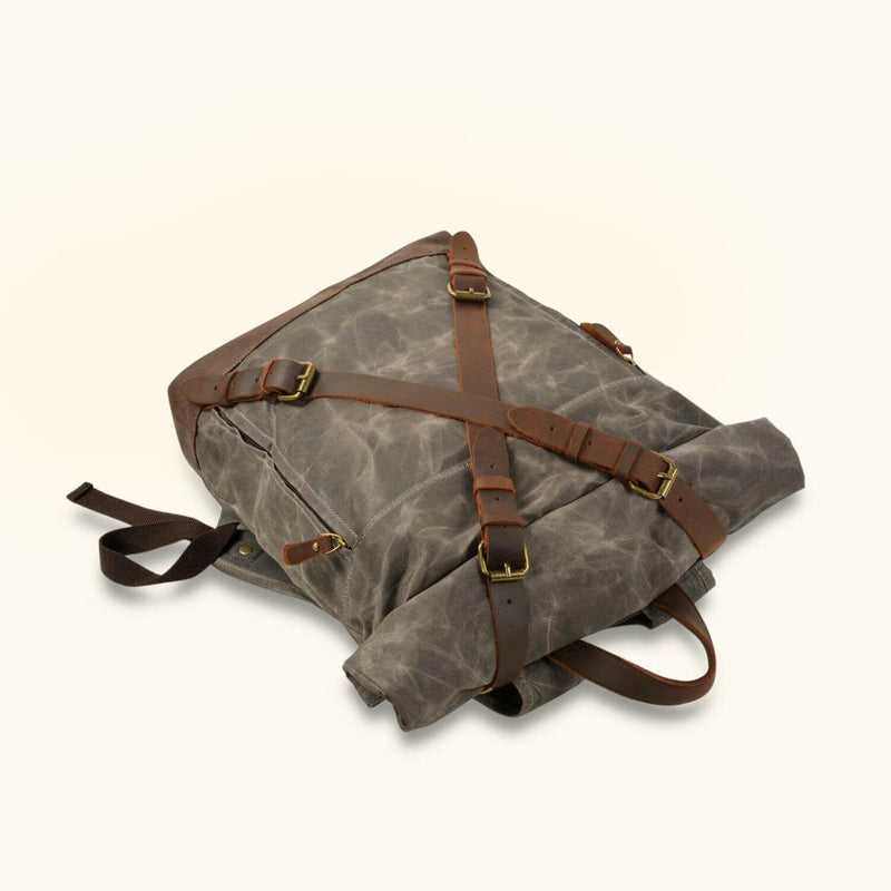 canvas leather backpack purse The Mountaineer | Waxed Canvas Rucksack