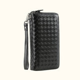 Black Genuine Leather Phone Wallet