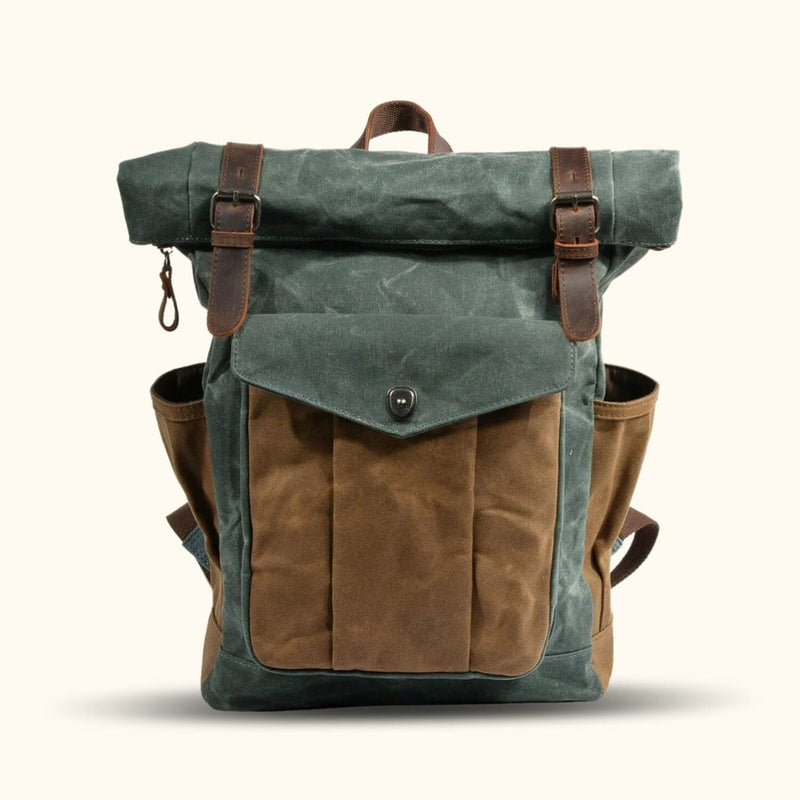 Waxed Canvas Backpack Waxed Canvas Rolltop Backpack Monogram 