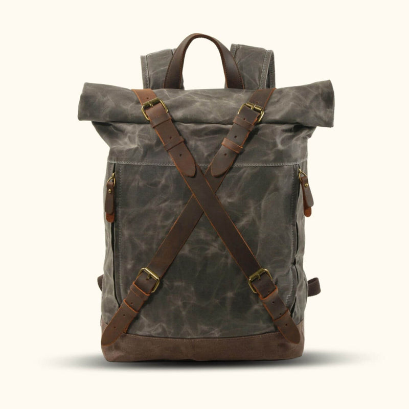 The Mountaineer | Waxed Canvas Rucksack | Vintage Style Backpack ...