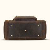 Elevate your travel experience with a luxurious leather travel duffle bag, combining fashion and function.