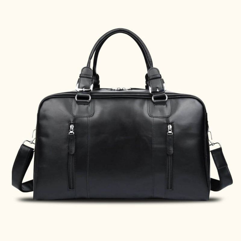 black leather travel bag men's The Hitch-Hiker
