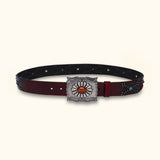 The Constellation - Real Leather Belt for Men - Stylish Belt with Colorful Stone Decorations for a Classic and Durable Look
