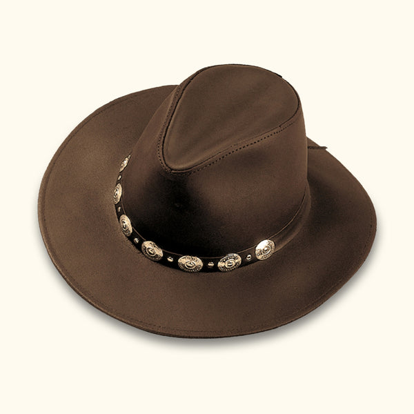 The Dude Hat - Classic Brown Western Hat