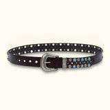 The Rodeo Queen - Luxury Brown Western Belt - Stylish Belt with Western-inspired Design and Elegant Accents