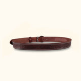 The Rodeo - Coffee Cowboy or Cowgirl Belt - Classic Western Belt with Authentic Rodeo-inspired Design 