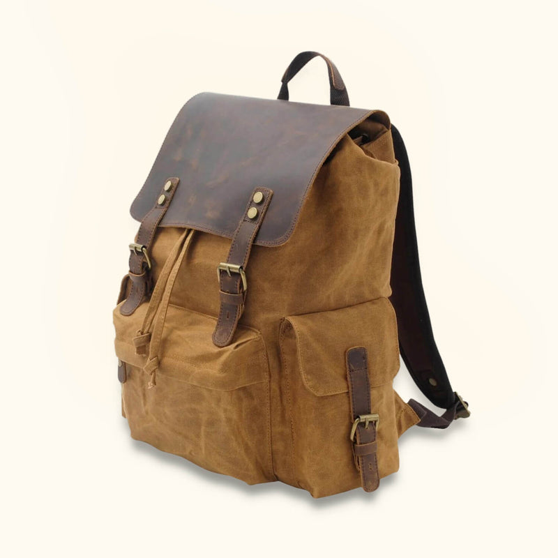 Unisex Canvas Backpack - A stylish and adaptable choice for all genders, perfect for any occasion and ready to carry your essentials in style.