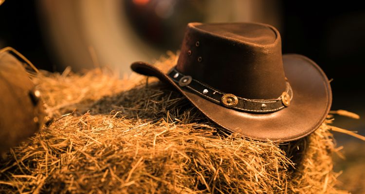 Western Leather Cowboy Hats for Men and Women Vintage Hats