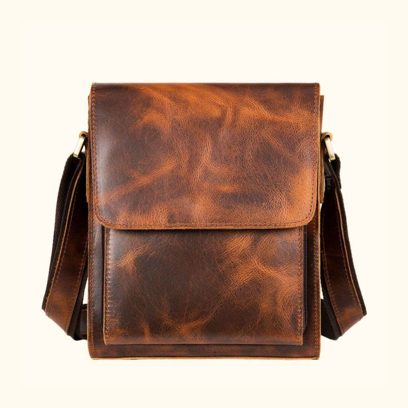 leather pocket bag