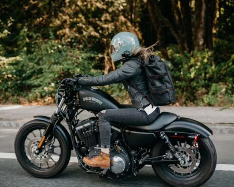 The Road Warrior - Waterproof Waxed Canvas Motorcycle Backpack - Adventure in Style