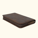 Leather clutch wallet