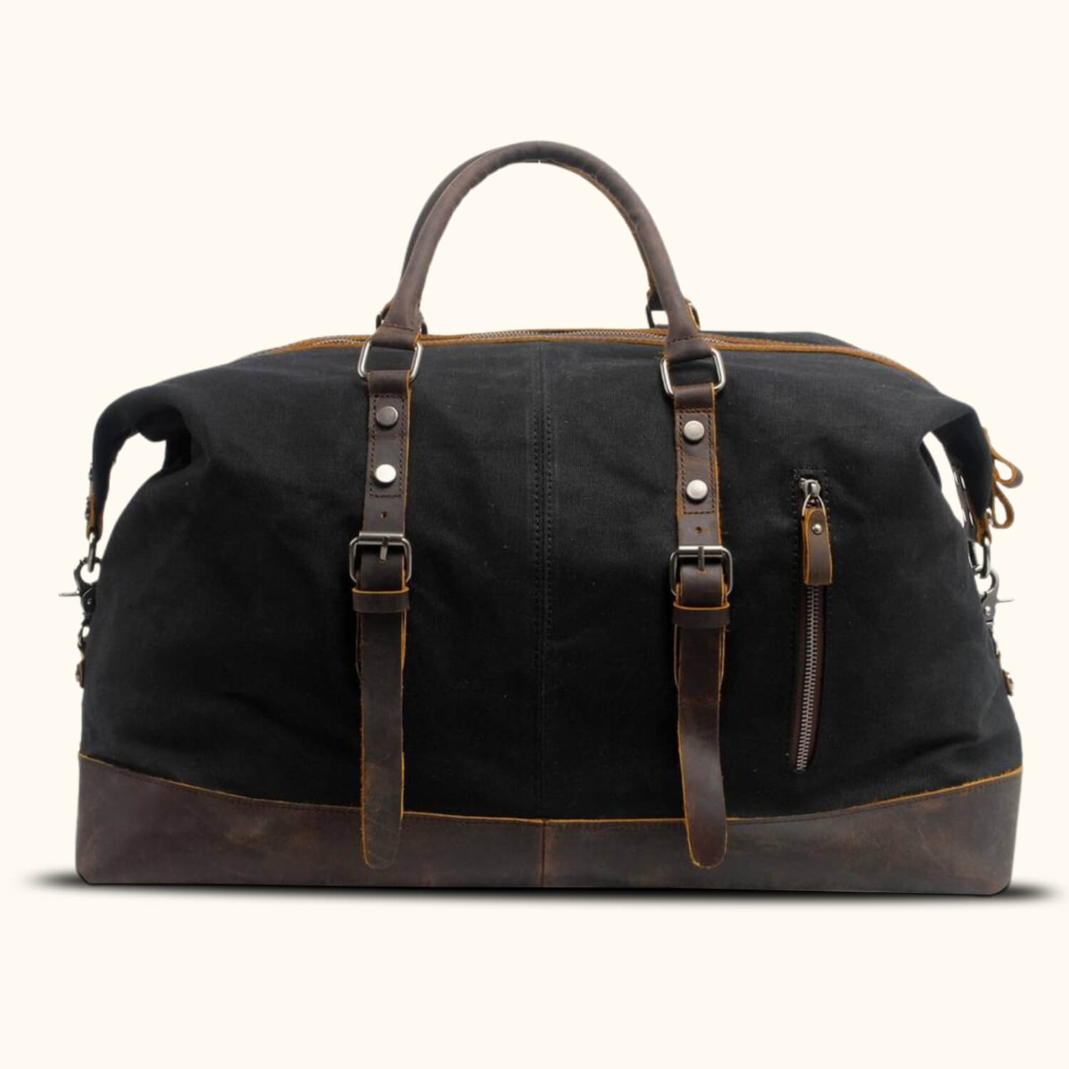 The Traveler's Haven - Waxed Canvas Carry on Bag – Western Leather Goods